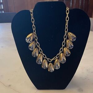 Lenora Dame Elegant Gold Leaf Necklace